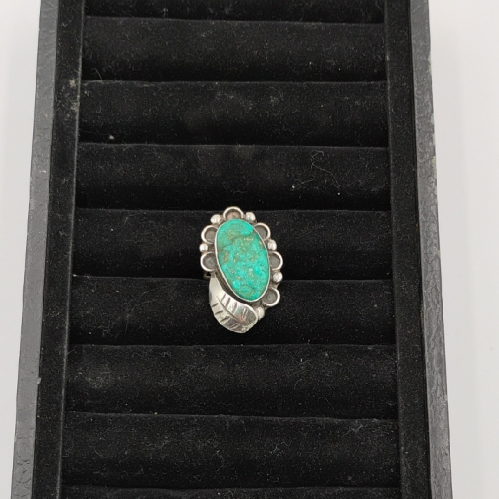 Vintage Native American Turquoise Ring Size 5